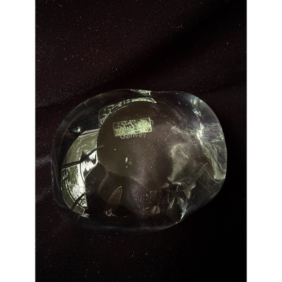 Vintage Galway Irish Crystal Potato Spud Rock Paperweight 3 in x 2.5 in x 2 - Picture 8 of 10